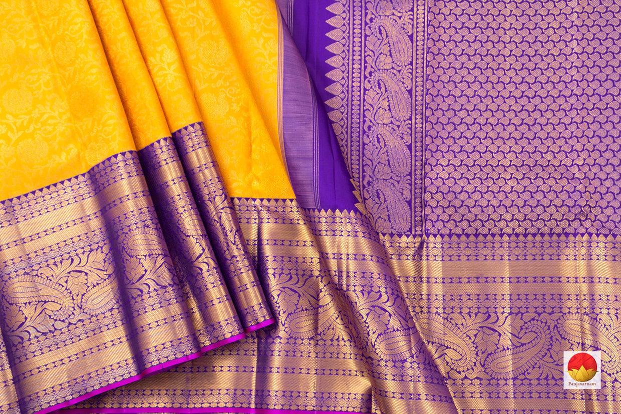 Buy Kanchipuram Long Border Silk Sarees Online - Panjavarnam