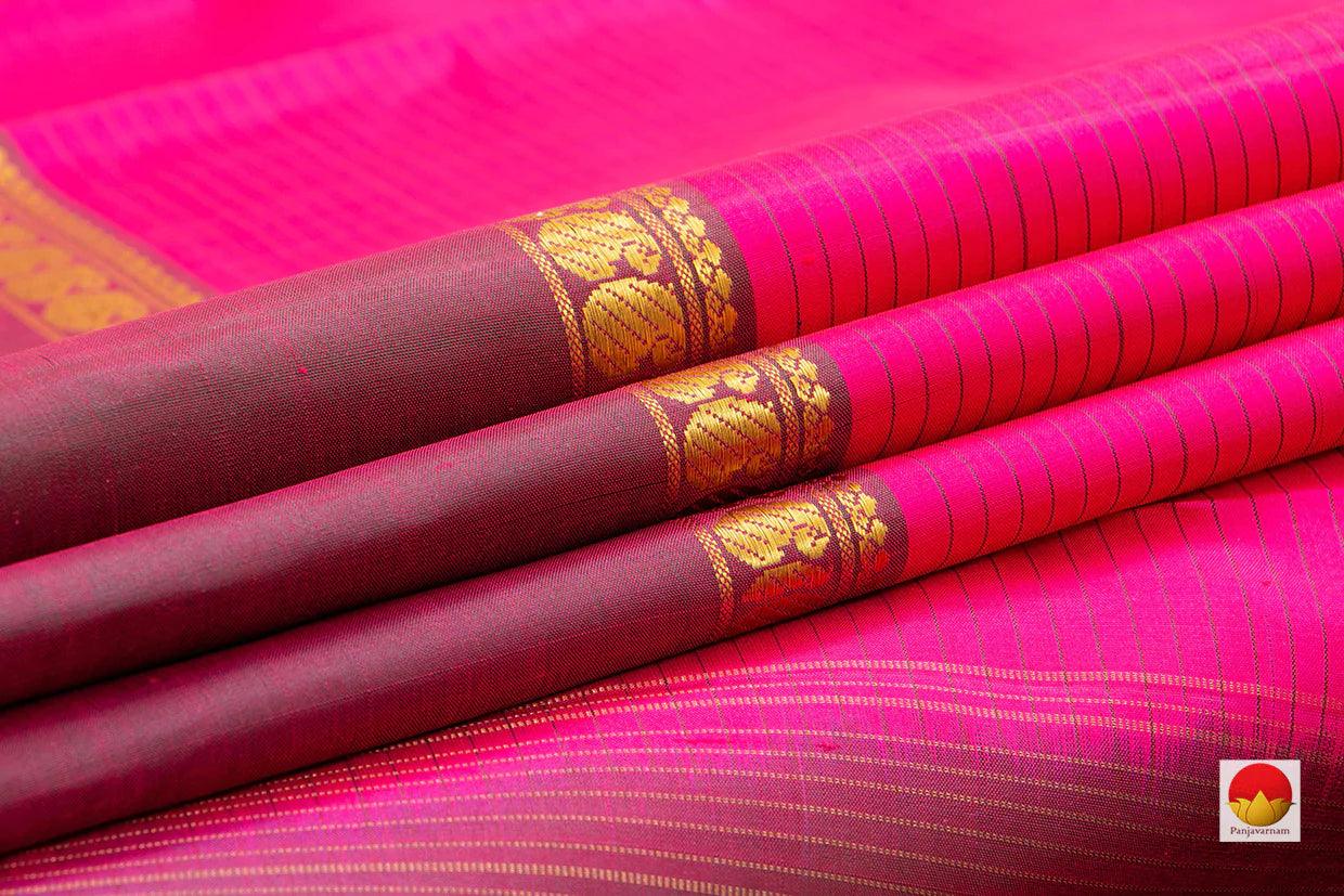 Buy Kanchipuram Pink Shades Silk Sarees Online - Panjavarnam