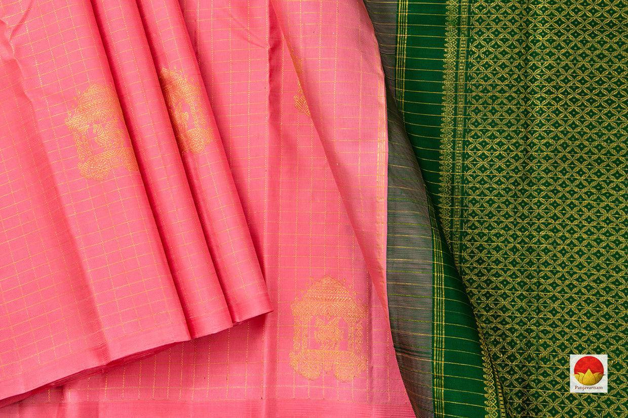 Buy Kanchipuram Silk Saree Borderless Silks Pure Zari Online - Panjavarnam