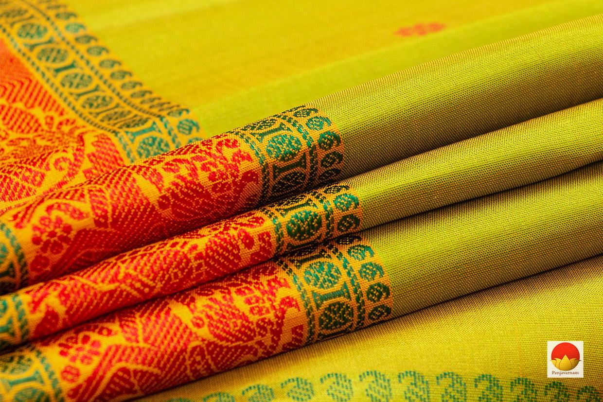 Buy Kanchipuram Silk Sarees No Zari Silks Pure Handwoven Online - Panjavarnam
