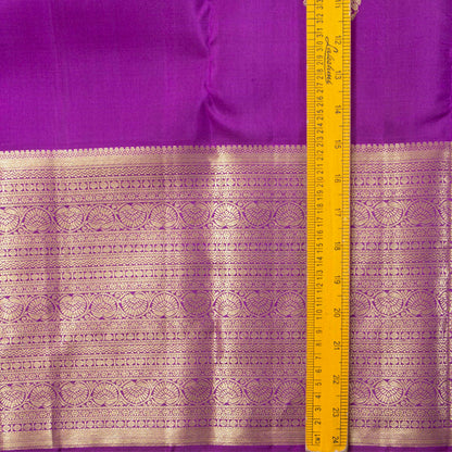 Purple Kanchipuram Silk Saree For Festive Wear PV MEN 287