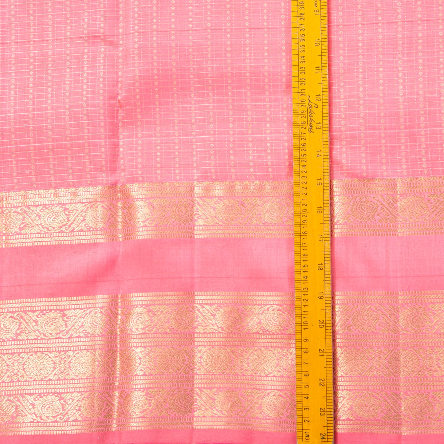 Pink Kanchipuram Silk Saree For Bridal Wear PV MEN 256