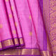 Lotus Pink And Violet Kanchipuram Silk Saree For Wedding Wear PV MEN 276