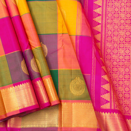 Paalum Pazhamum Kattam Kanchipuram Silk Saree For Festive Wear PV NYC 1419