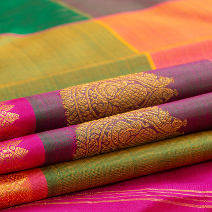 Paalum Pazhamum Kattam Kanchipuram Silk Saree For Festive Wear PV NYC 1419