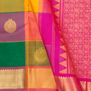 Paalum Pazhamum Kattam Kanchipuram Silk Saree For Festive Wear PV NYC 1419