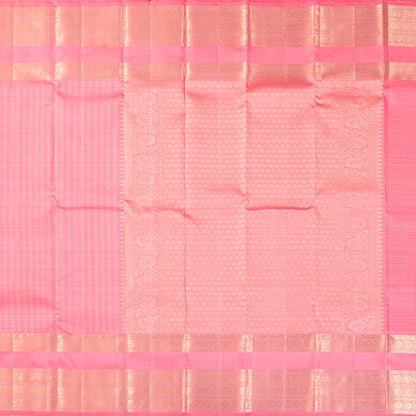 Pink Kanchipuram Silk Saree For Bridal Wear PV MEN 256