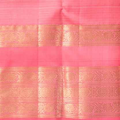 Pink Kanchipuram Silk Saree For Bridal Wear PV MEN 256
