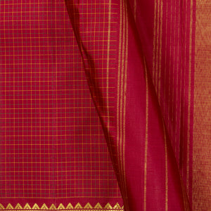 Maroon Kanchipuram Silk Saree For Festive Wear PV NYC 1417