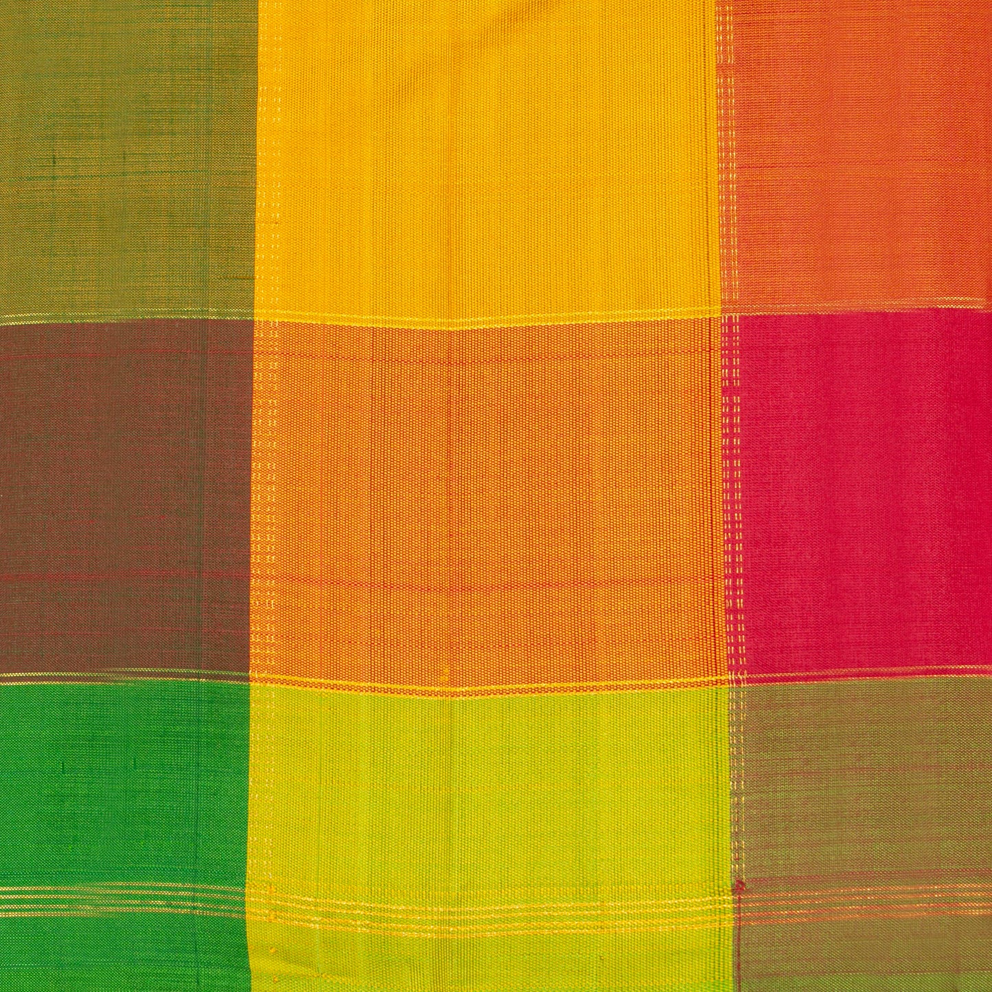 Green Kanchipuram Silk Saree For Festive Wear PV NYC 1404