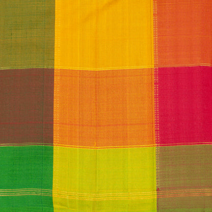 Green Kanchipuram Silk Saree For Festive Wear PV NYC 1404