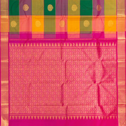 Paalum Pazhamum Kattam Kanchipuram Silk Saree For Festive Wear PV NYC 1419