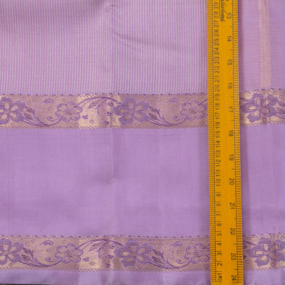 Lavender Kanchipuram Silk Saree Vairaoosi For Wedding Wear PV NYC 1348