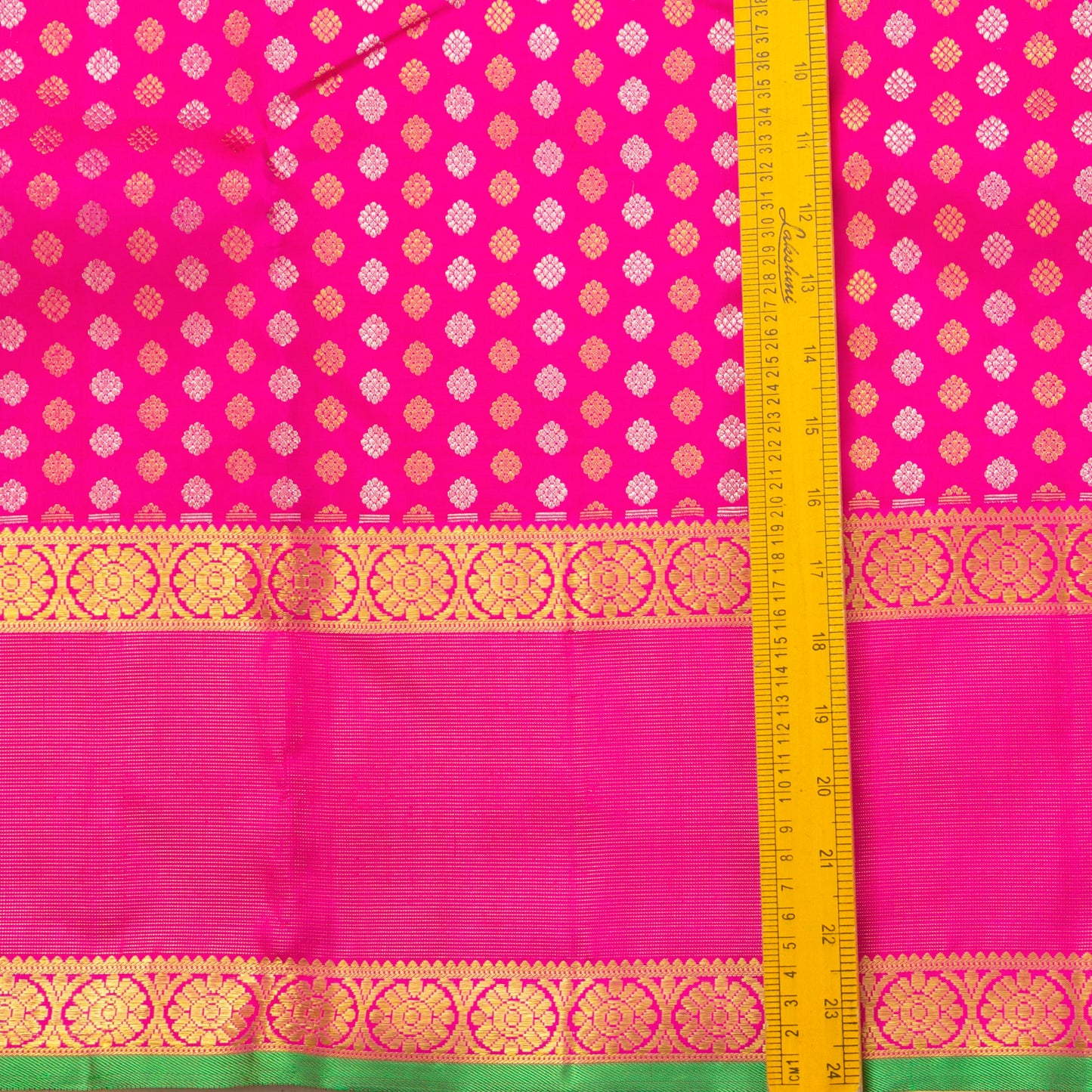 Pink Kanchipuram Silk Saree For Wedding Wear PV NYC 1375