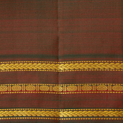 Red Kanchipuram Silk Saree For Festive Wear PV ABI 3021