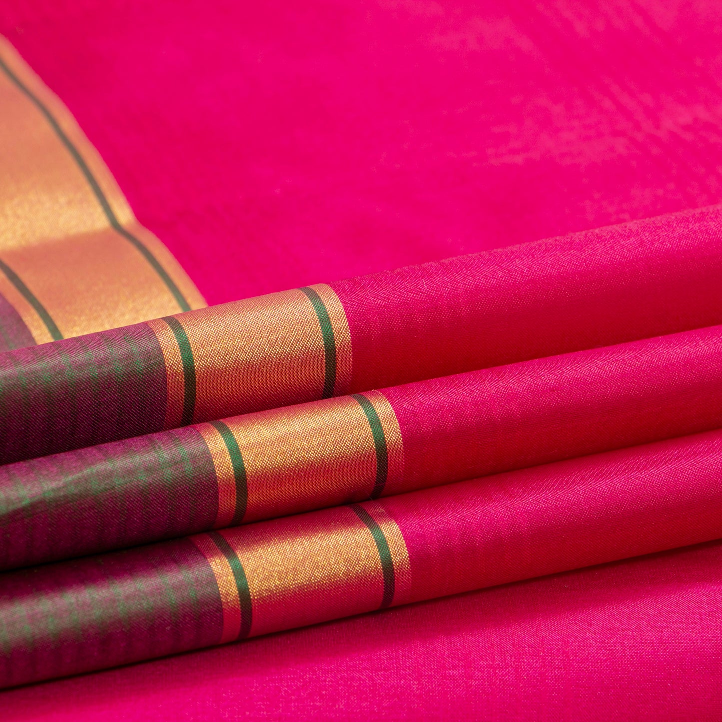 Pink Kanchipuram Silk Saree Light Weight For Festive Wear PV MEN 102
