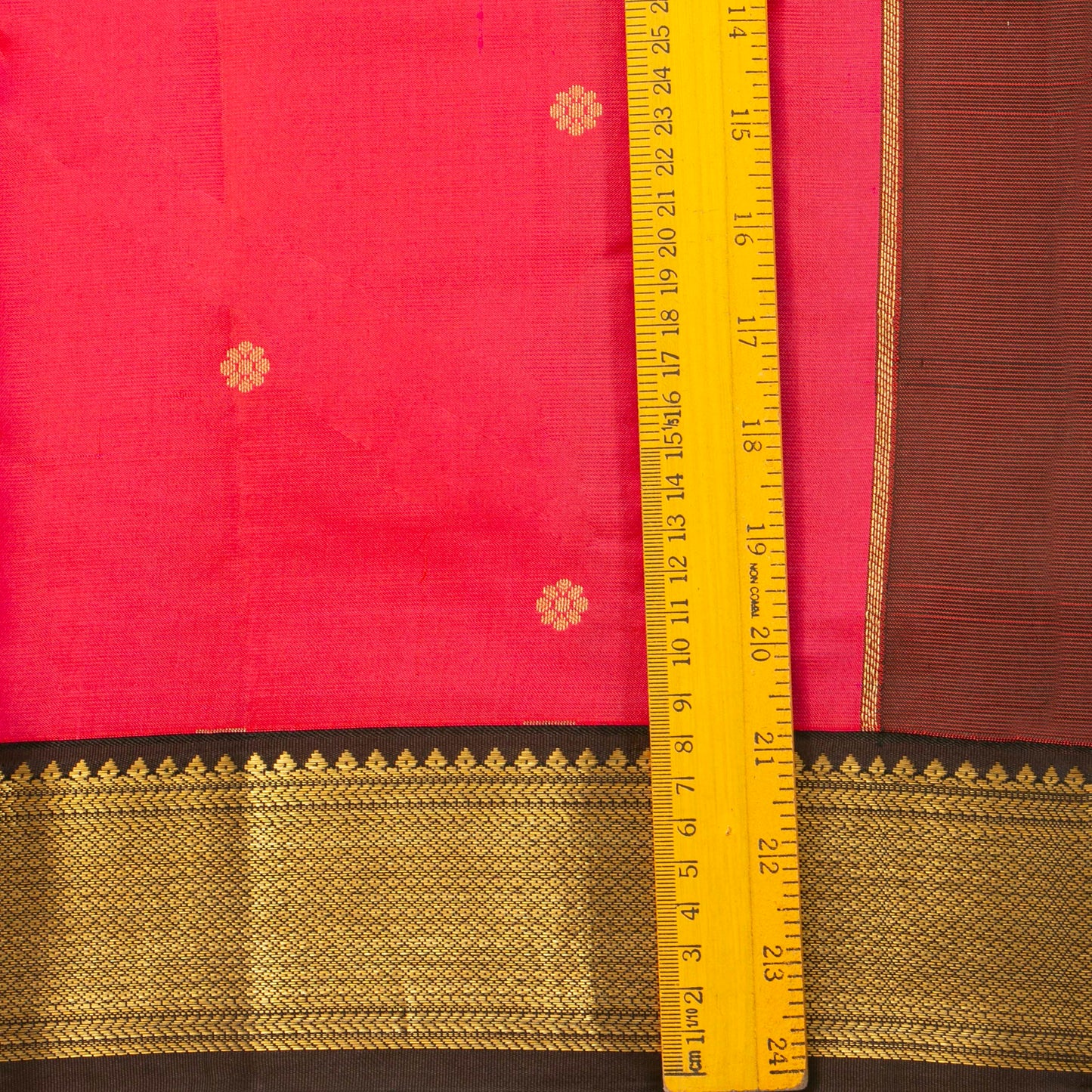 Pink And Brown Kanchipuram Silk Saree For Festive Wear PV MEN 192
