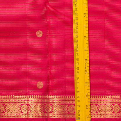 Pink Kanchipuram Silk Saree Vairaoosi For Weddind Wear PV MEN 247