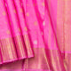 Pink Kanchipuram Silk Saree With Gold And Silver Zari For Wedding Wear PV NYC 1654
