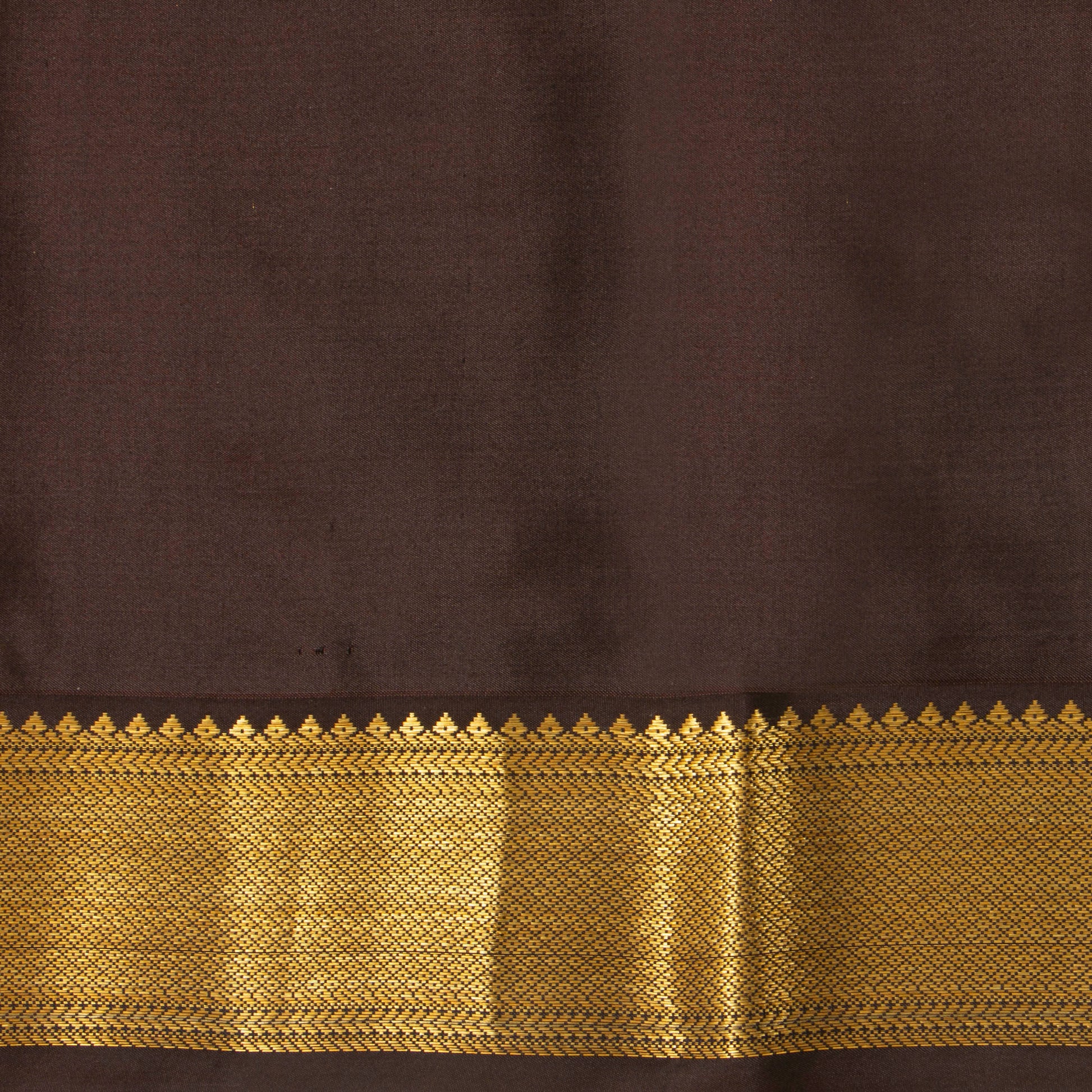 Spring Green And Brown Kanchipuram Silk Saree For Wedding Wear PV MEN 191 - Silk Sari - Panjavarnam PV MEN 191