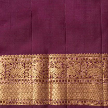 Red And Purple Kanchipuram Silk Saree For Festive Wear PV MEN 246