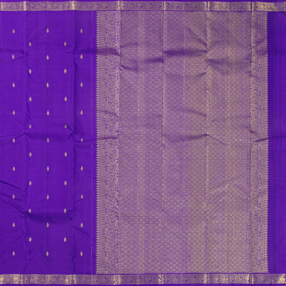 Violet Kanchipuram Silk Saree For Festive Wear PV MEN 226