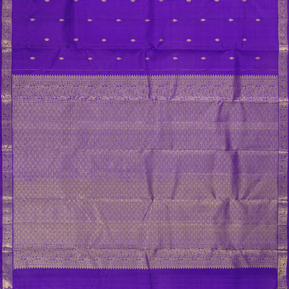 Violet Kanchipuram Silk Saree For Festive Wear PV MEN 226