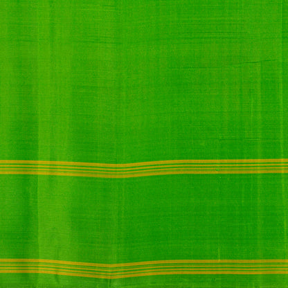 Yellow And Green Kanchipuram Silk Saree For Festive Wear PV NYC 1405