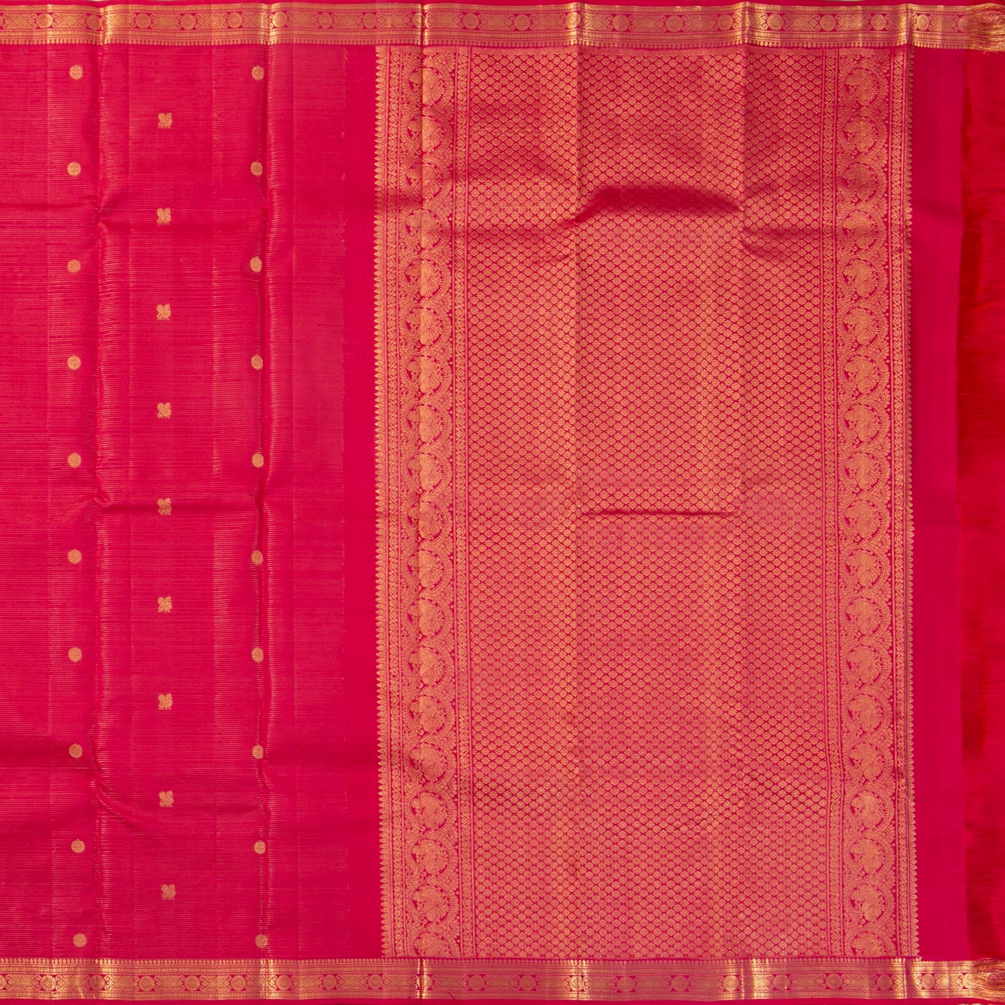 Pink Kanchipuram Silk Saree Vairaoosi For Weddind Wear PV MEN 247