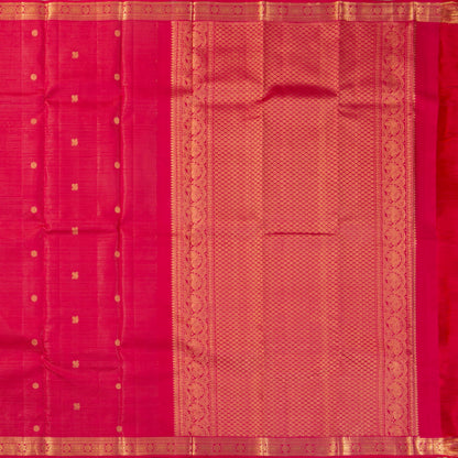 Pink Kanchipuram Silk Saree Vairaoosi For Weddind Wear PV MEN 247