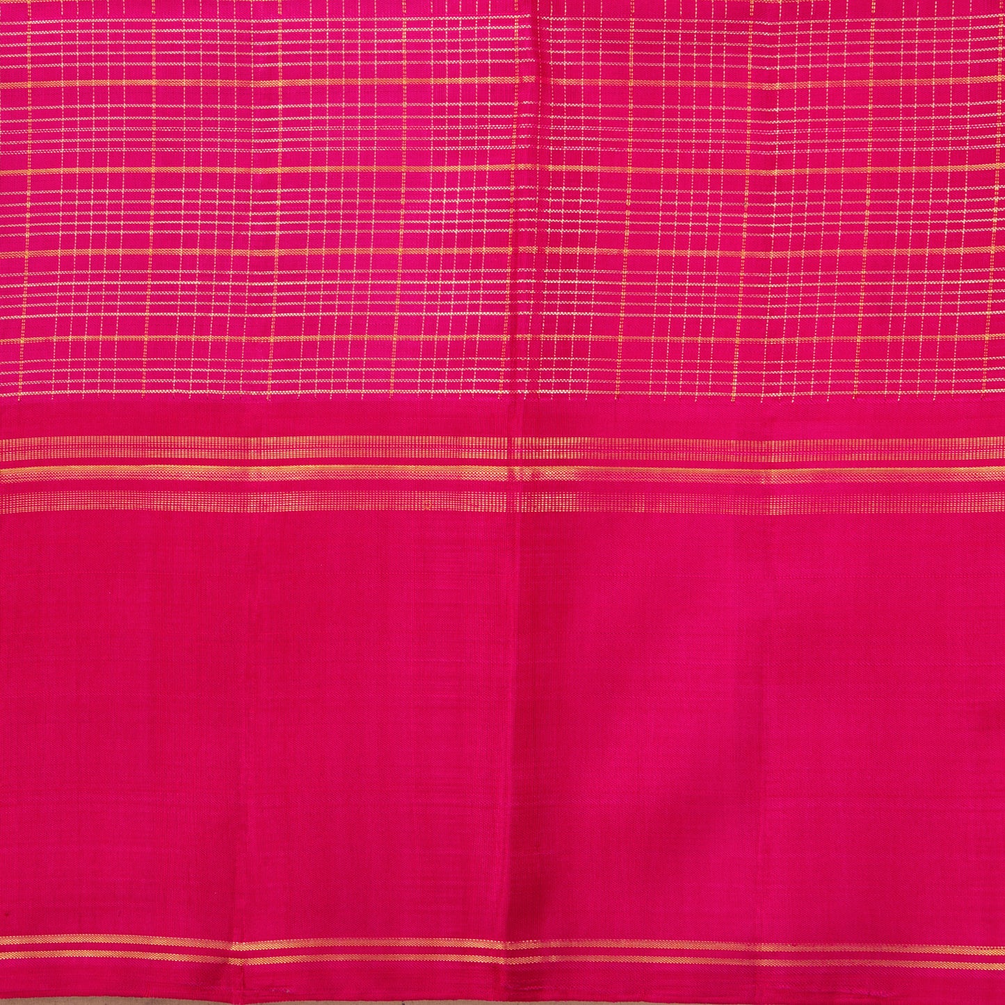 Purple And Pink Kanchipuram Silk Saree For Festive Wear PV NYC 1297