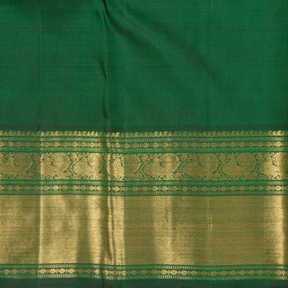 Green Kanchipuram Silk Saree For Bridal Wear PV NYC 1296