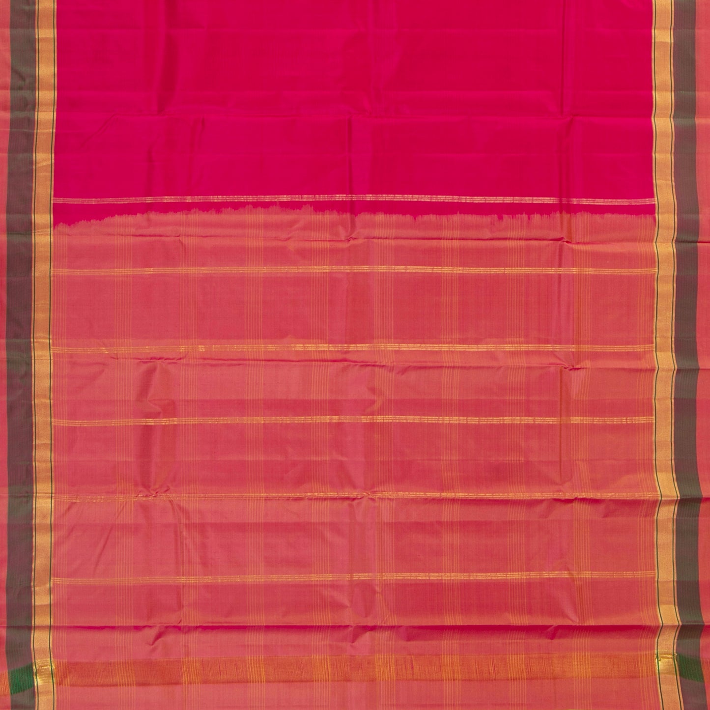 Pink Kanchipuram Silk Saree Light Weight For Festive Wear PV MEN 102