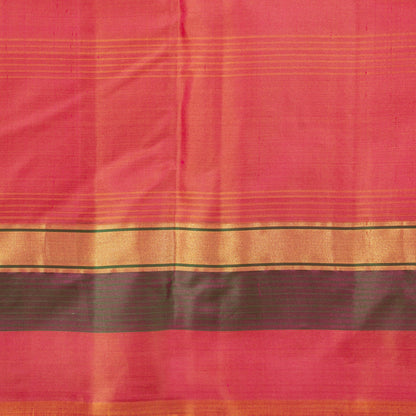 Pink Kanchipuram Silk Saree Light Weight For Festive Wear PV MEN 102