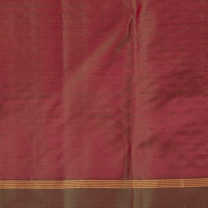 Pink And Green Kanchipuram Silk Saree Light Weight For Festive Wear PV MEN 171