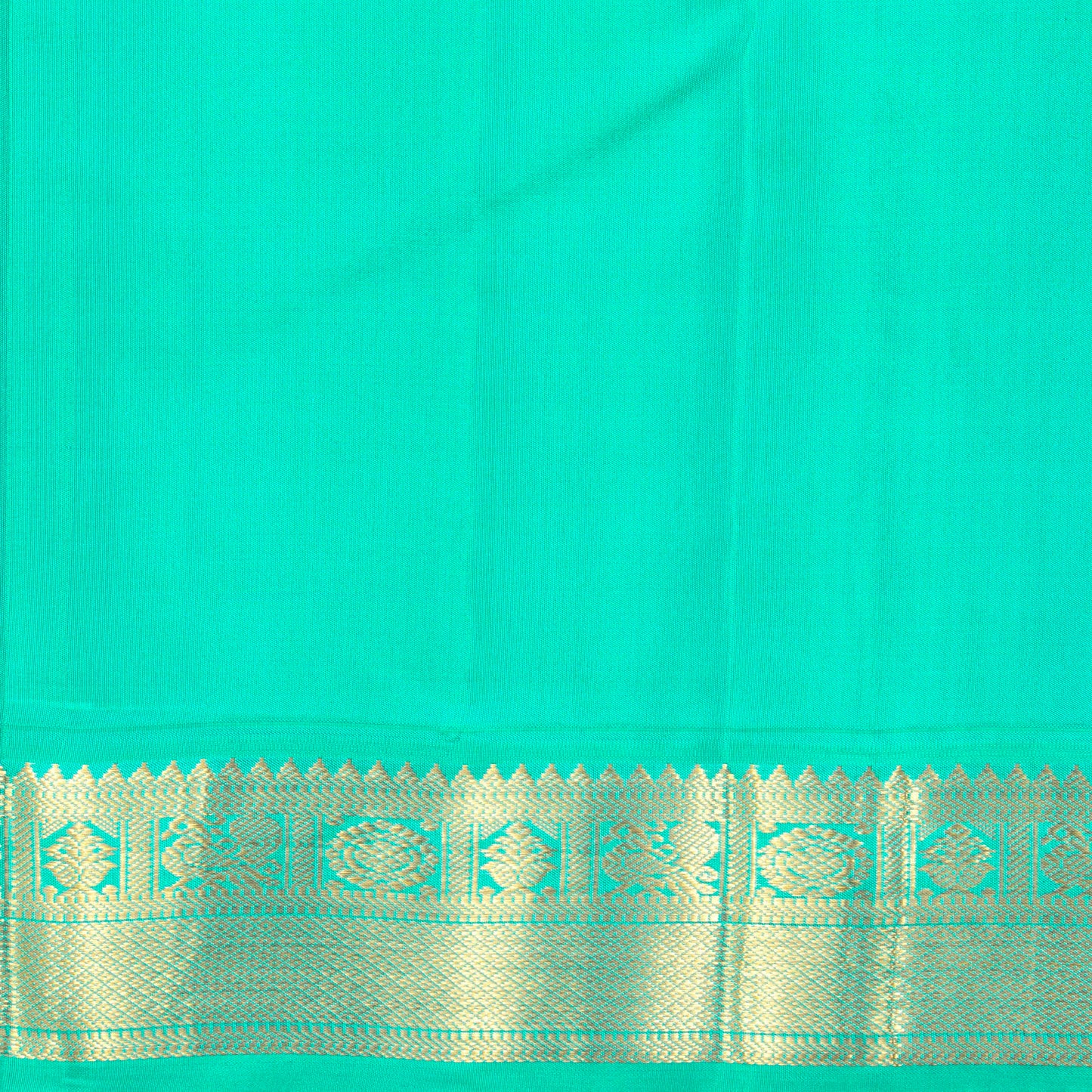Maroon And Turquoise Blue Kanchipuram Silk Saree For Festive Wear PV MEN 216