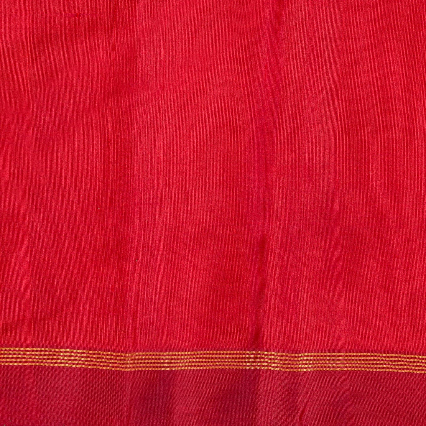 Orange And Red Kanchipuram Silk Saree Light Weight For Office Wear PV MEN 132 - Silk Sari - Panjavarnam PV MEN 132