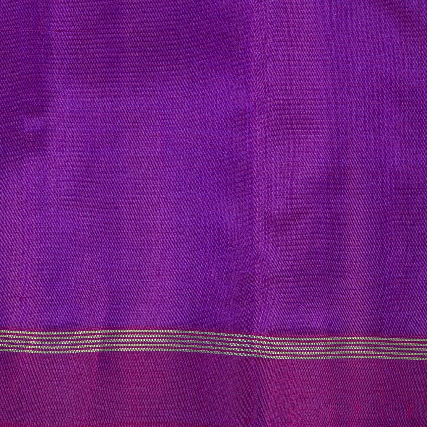 Blue And Purple Dual Tone Kanchipuram Silk Saree Light Weight For Festive Wear PV MEN 133