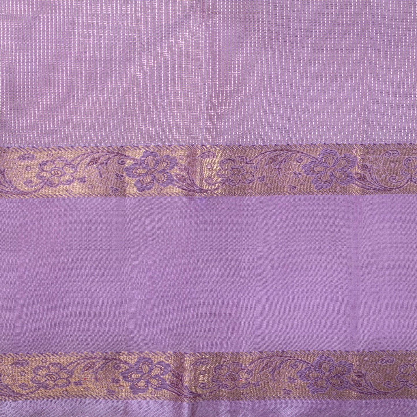 Lavender Kanchipuram Silk Saree Vairaoosi For Wedding Wear PV NYC 1348