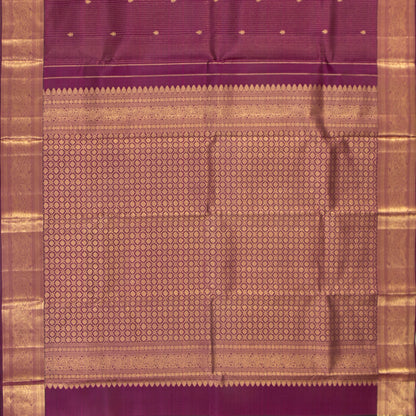 Byzantium Purple Kanchipuram Silk Saree For Wedding Wear PV MEN 269
