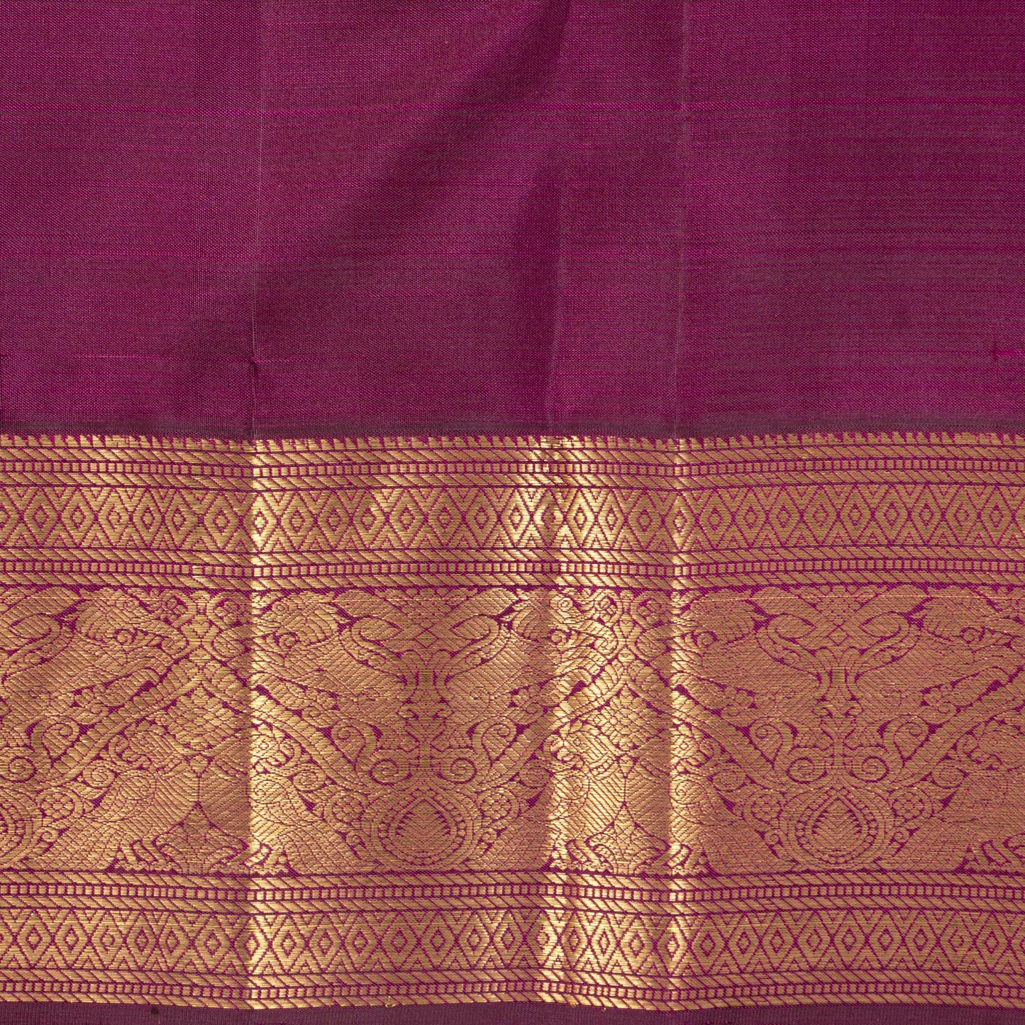 Byzantium Purple Kanchipuram Silk Saree For Wedding Wear PV MEN 269