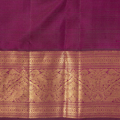 Byzantium Purple Kanchipuram Silk Saree For Wedding Wear PV MEN 269