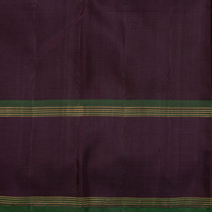 Yellow And Brown Kanchipuram Silk Saree For Festive Wear PV NYC 1346