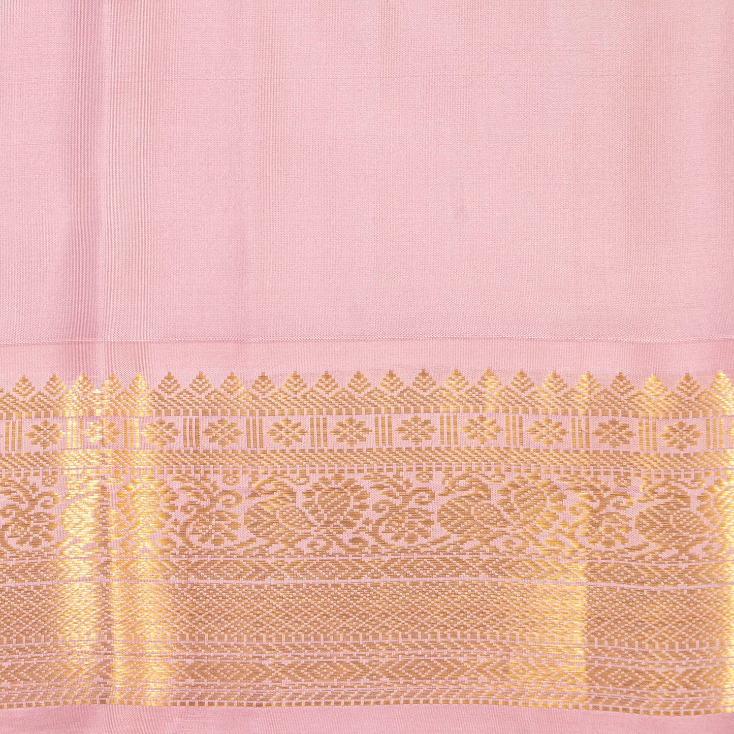 Aubergine And Pastel Pink Kanchipuram Silk Saree For Wedding Wear PV MEN 213 - Silk Sari - Panjavarnam PV MEN 213