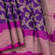 Purple And Pink Kanchipuram Silk Saree For Festive Wear PV MEN 306