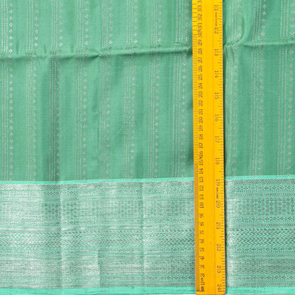 Pastel Green Kanchipuram Silk Saree For Festive Wear PV MEN 305
