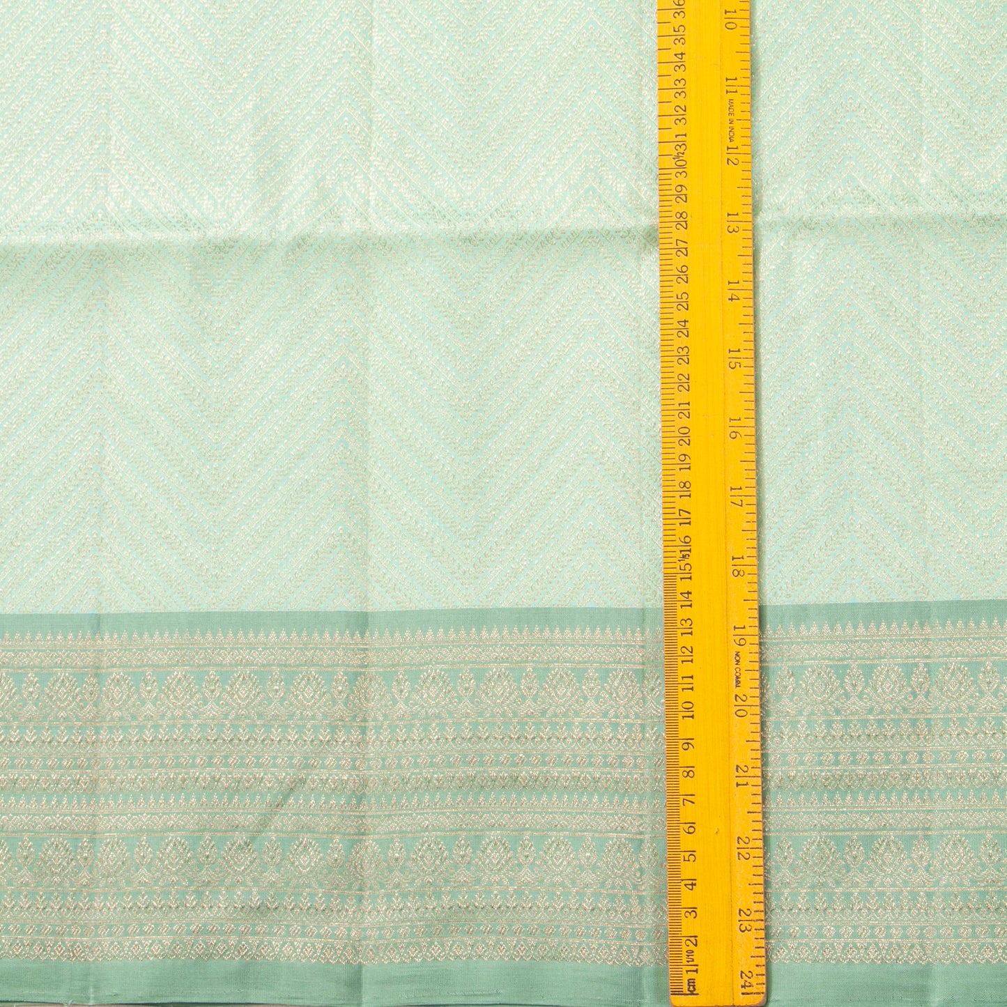 Pastel Blue Kanchipuram Silk Saree For Festive Wear PV MEN 308