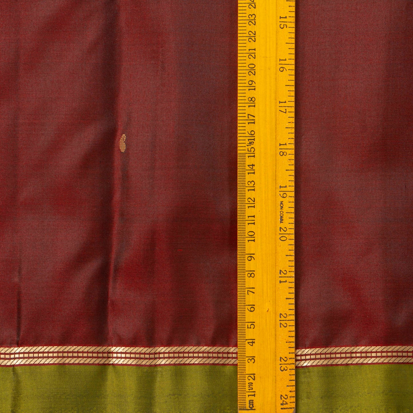 Maroon And Green Kanchipuram Silk Saree Light Weight For Festive Wear PV MEN 118