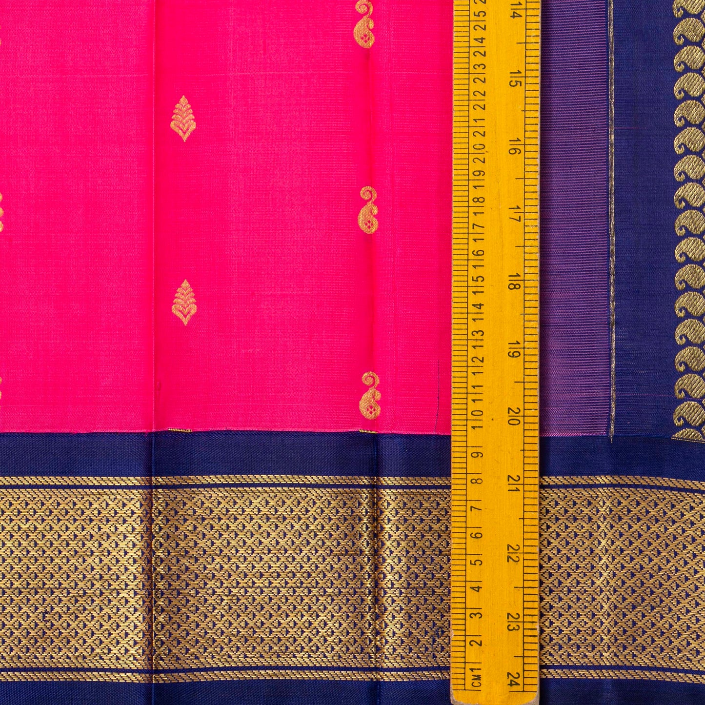 Pink And Blue Thirubuvanam Silk Saree For Festive Wear PV AN 108