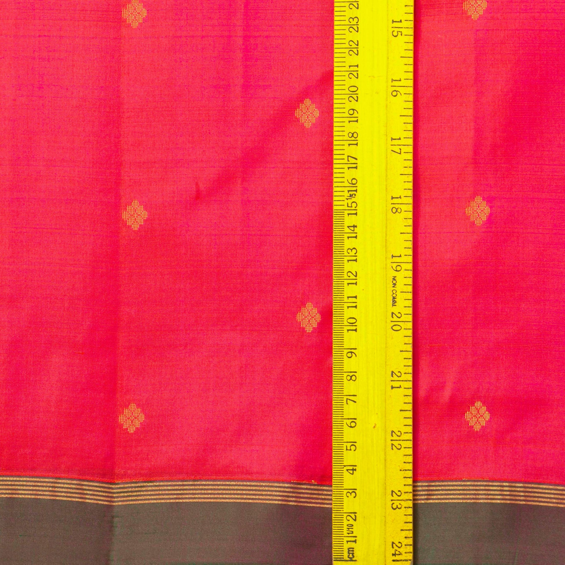 Pink Kanchipuram Silk Saree For Festive Wear PV MEN 170 - Silk Sari - Panjavarnam PV MEN 170
